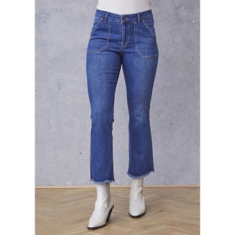 ISAY Como Flare Jeans Mid Denim
